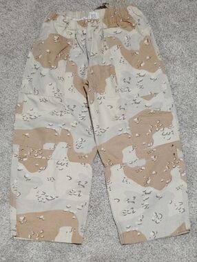 BDG Desert Camo Cargo Pants - Tan & Cream